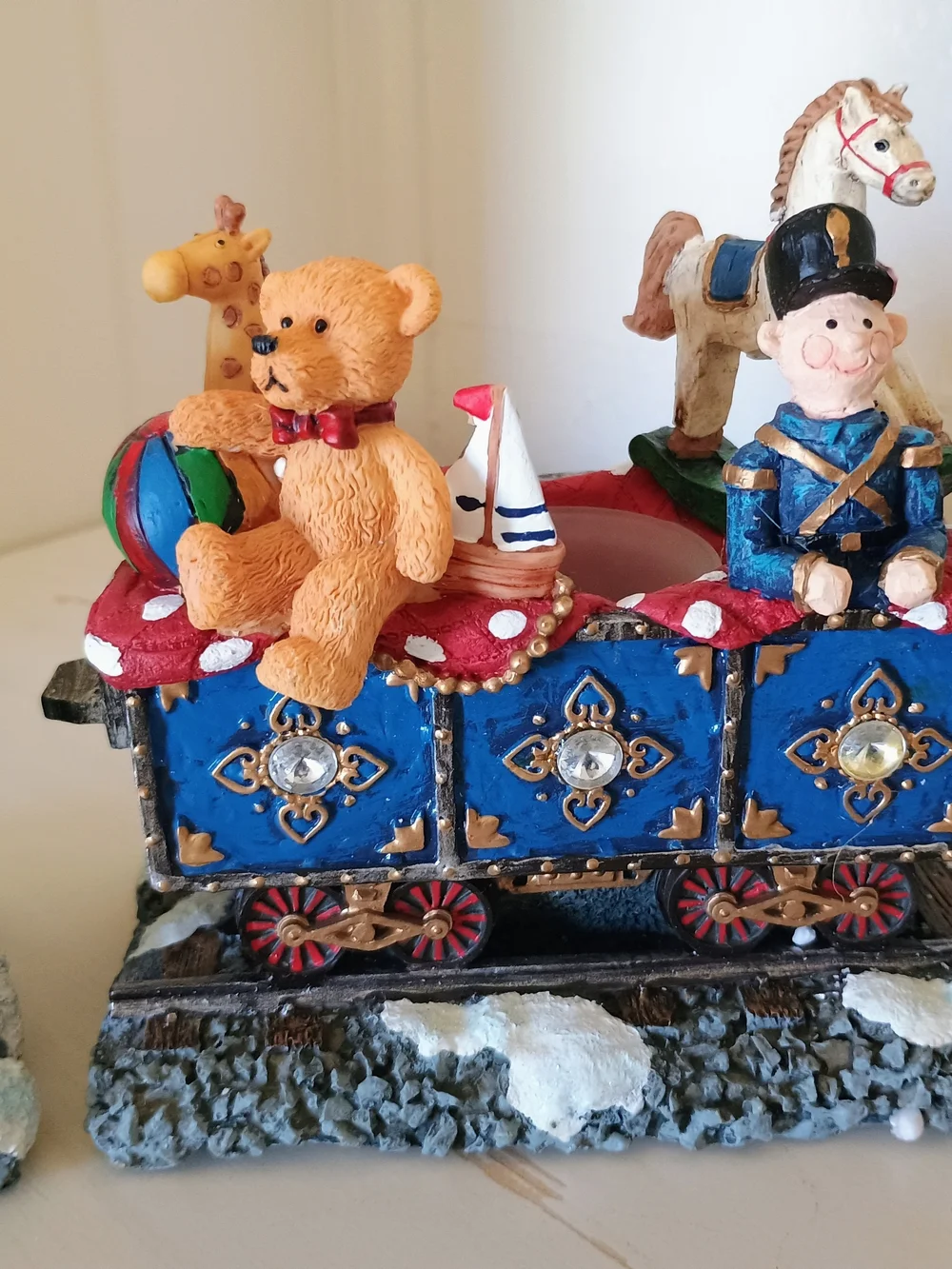Christmas Train Candle Holders